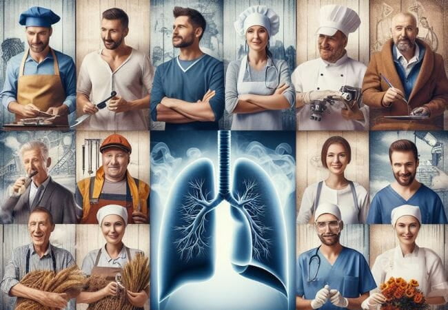 Pulmonary diseases: when the profession is a risk